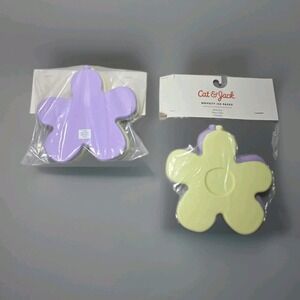 Cat & Jack Set of 2‎ Refreezable Flower Ice Packs for Lunch Box  BPA Free